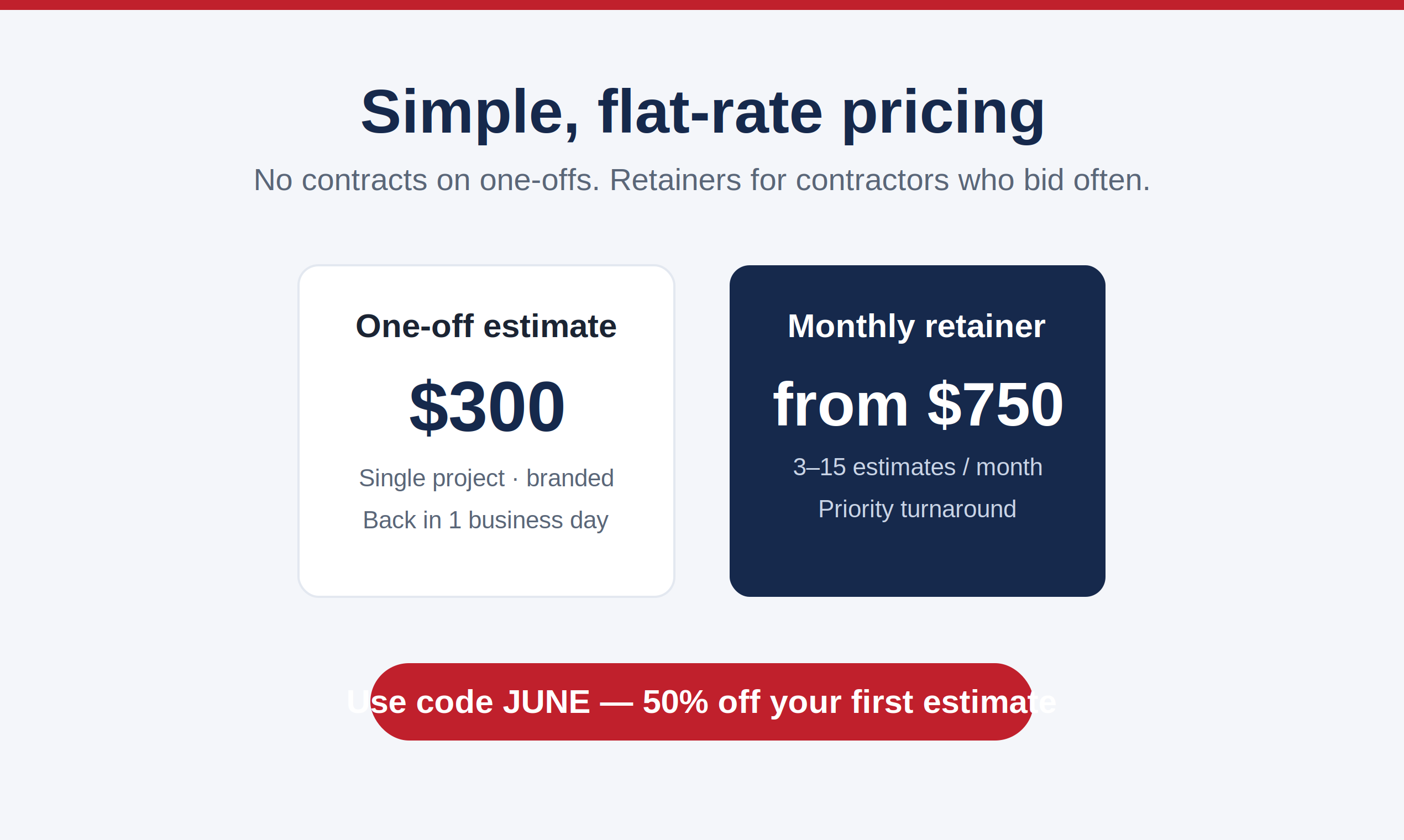 DRTX Estimating gallery image