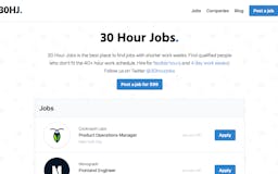 30 Hour Jobs media 3