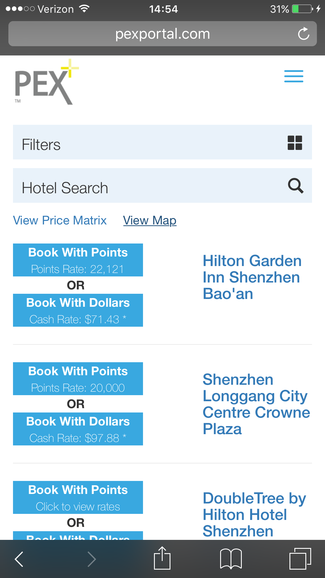 PEX+ Hotel Search gallery image