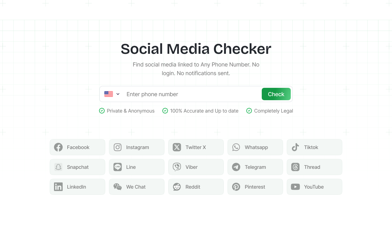 ScanSocial - Know Which Socials a Number Uses media 2