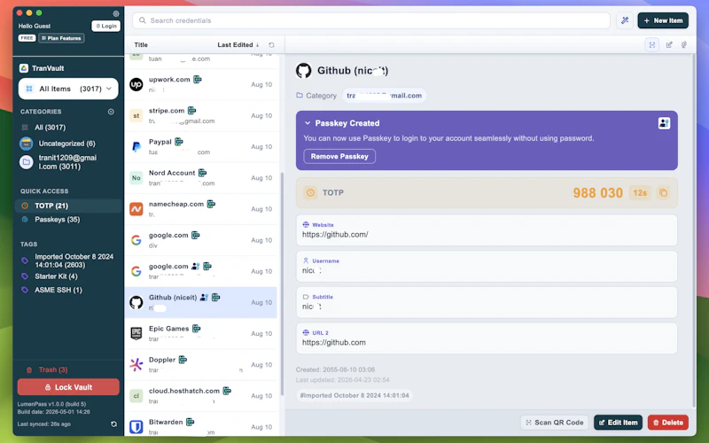 LumenPass - Password Manager screenshot 2