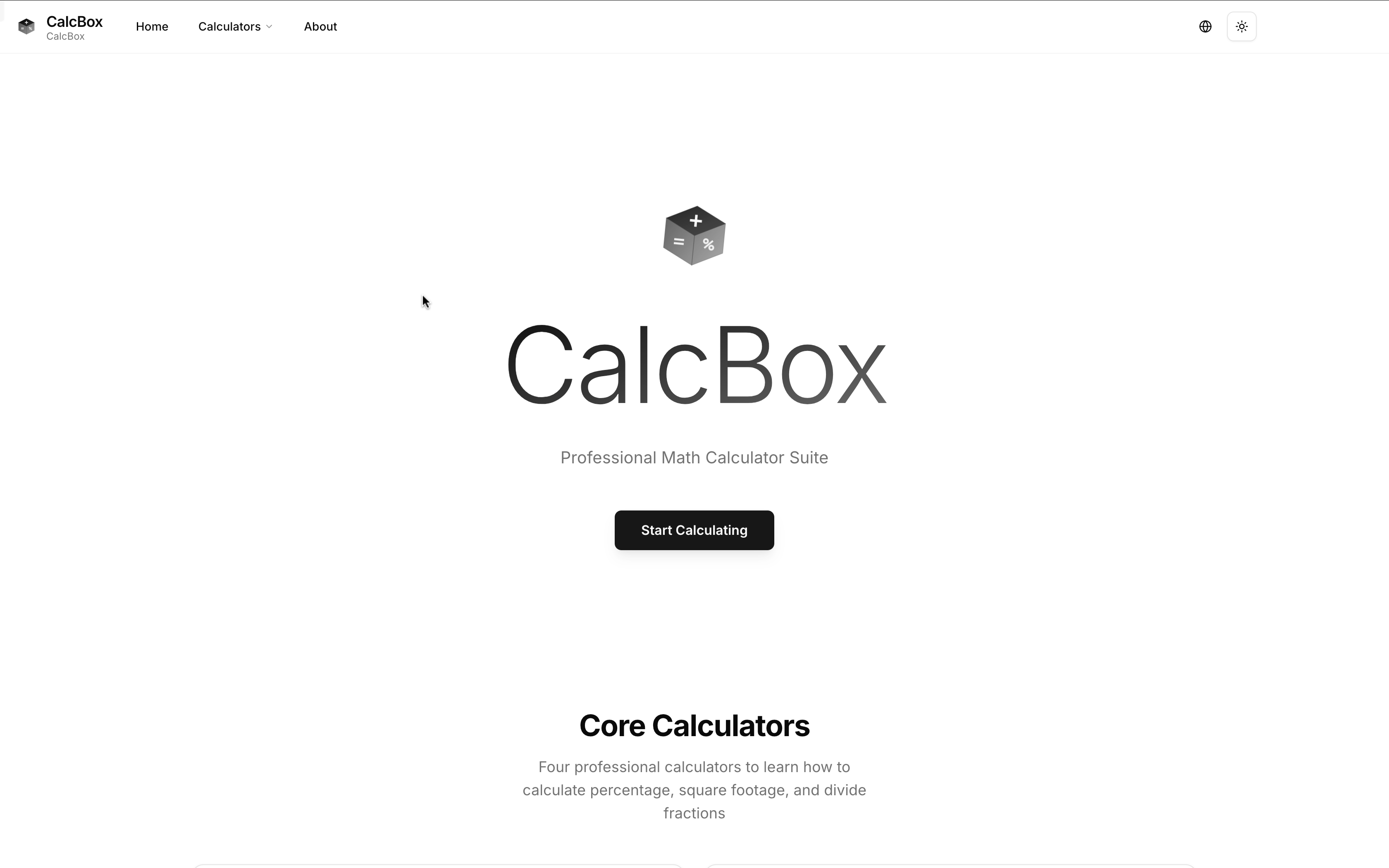 وسائط حاسبة Calcbox - كيفية حساب النسبة المئوية ، لقطات مربعة 2