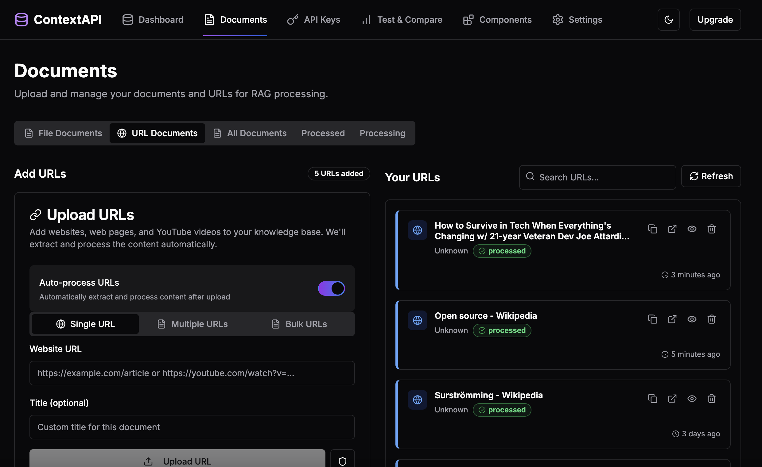 ContextAPI - AI API that knows your data gallery image