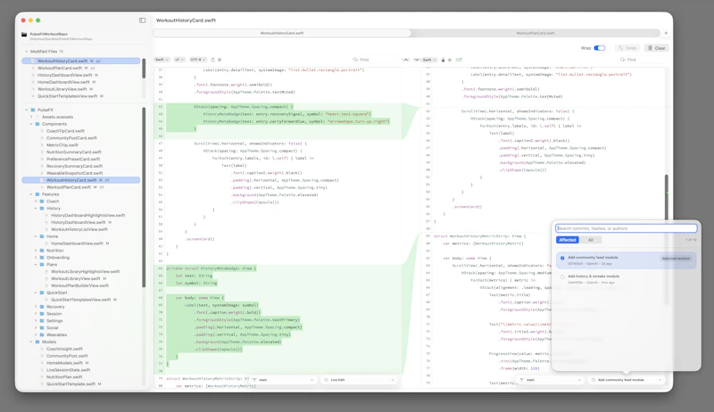 RibbonDiff screenshot 1