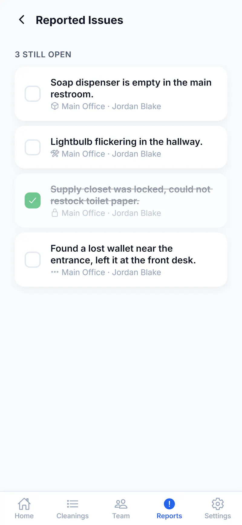 VeriClean: Cleaning Team App screenshot 5