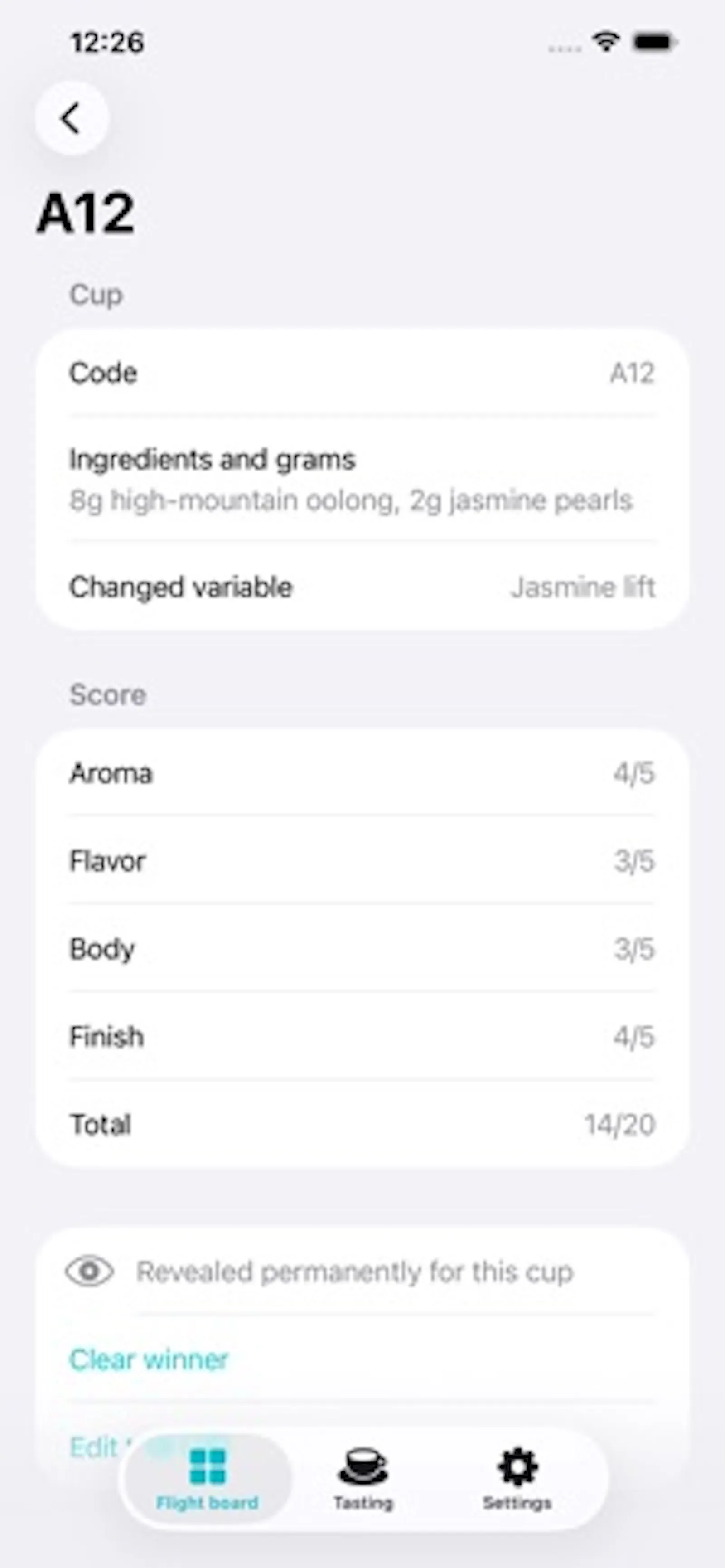 BlendFlight: Tea Blend Notes screenshot 3
