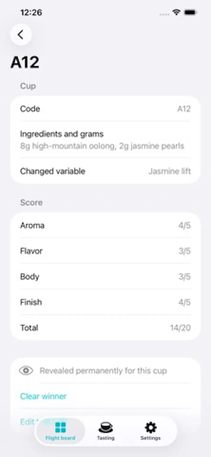 BlendFlight: Tea Blend Notes screenshot 3
