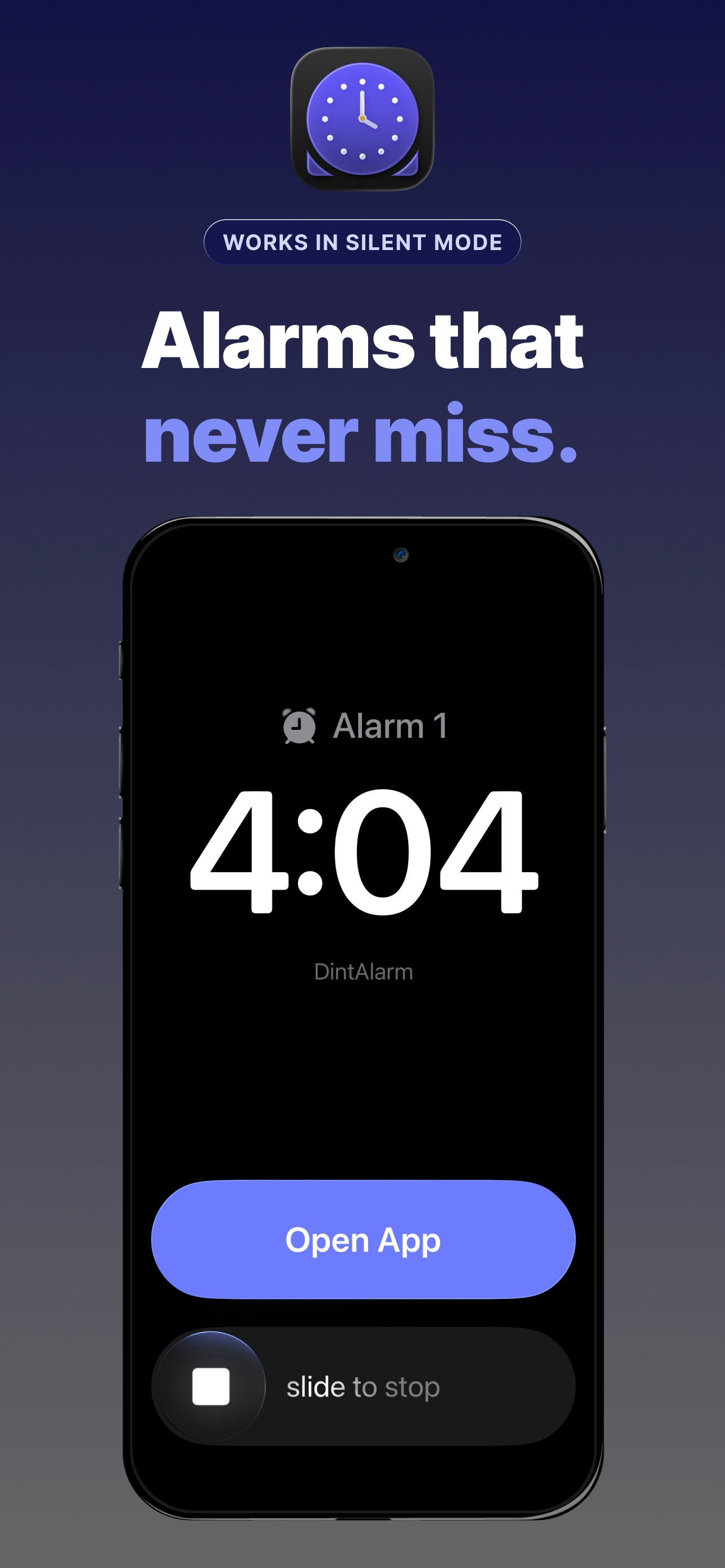 DintAlarm - Custom Alarm gallery image