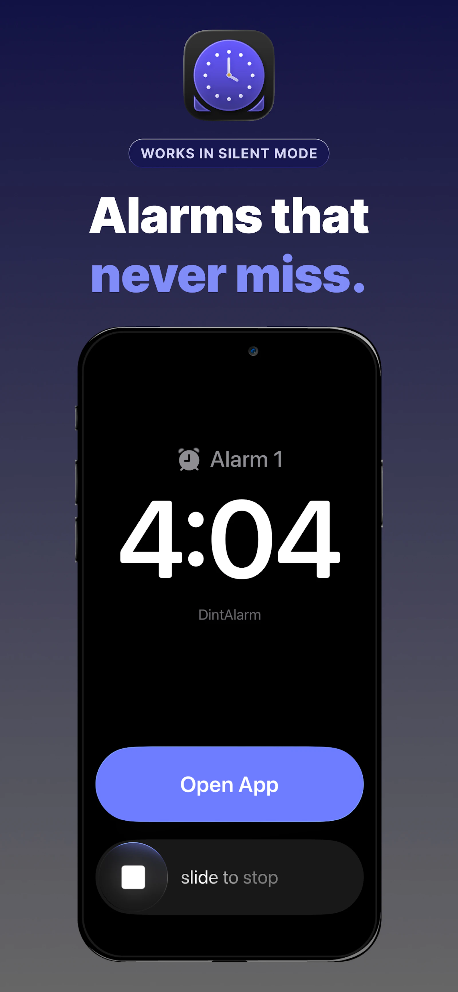 DintAlarm - Custom Alarm screenshot 2