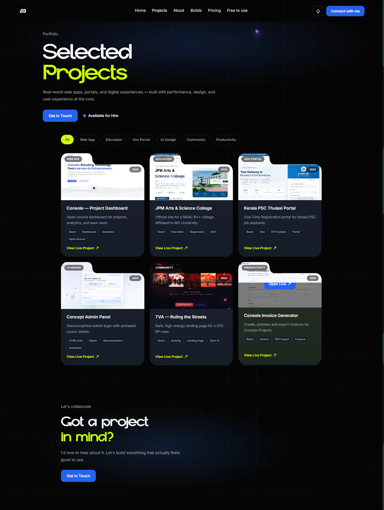 Consoleprojectsbycaps screenshot 1