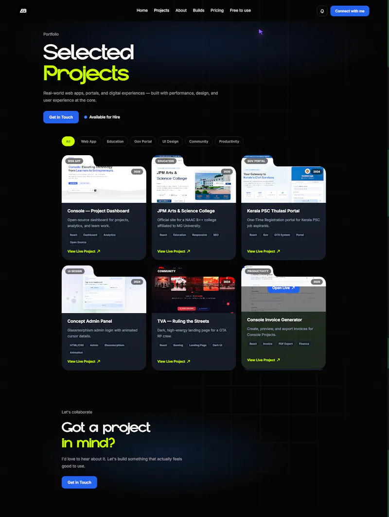 Consoleprojectsbycaps screenshot 1
