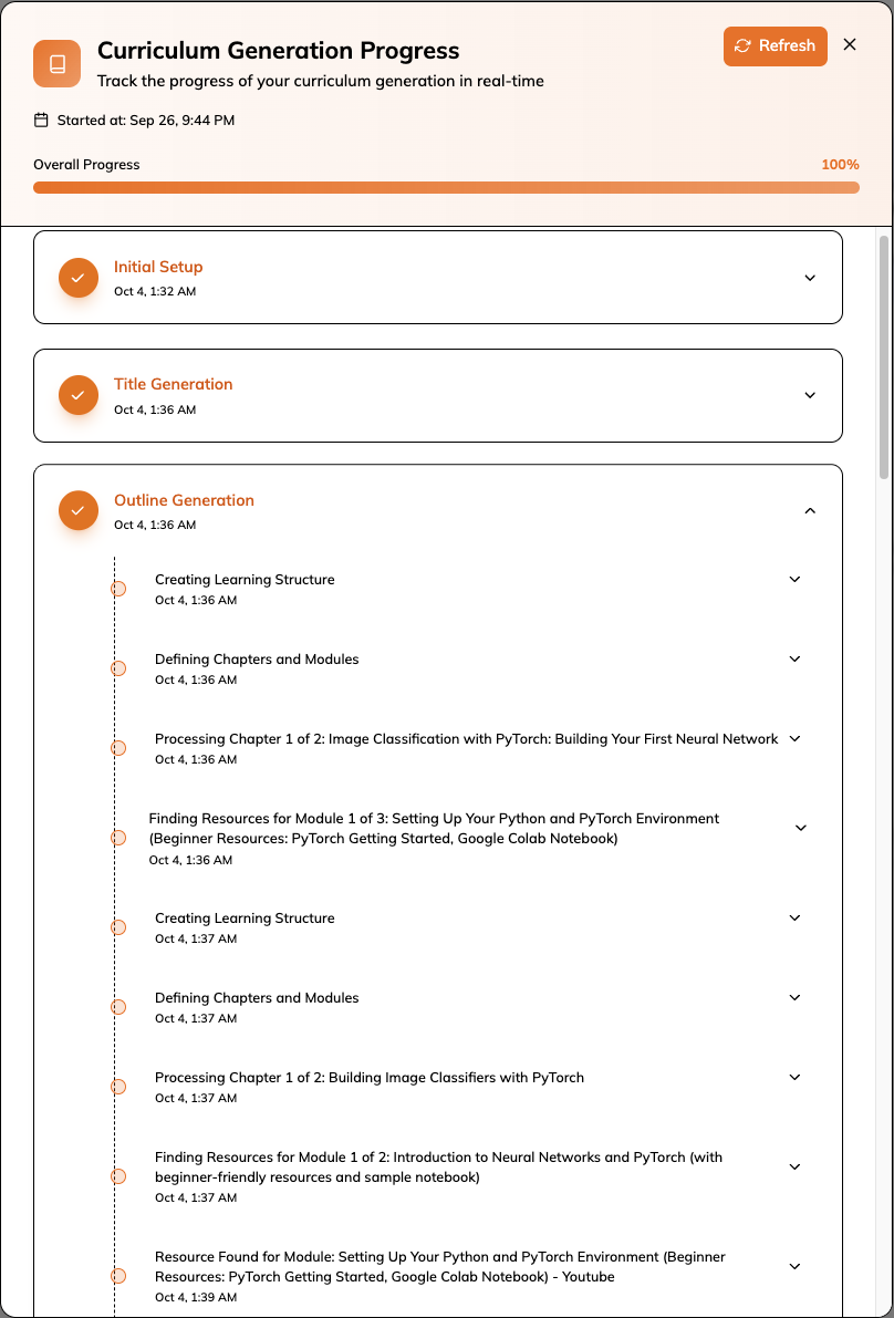 Média CurateLearn - De vrais tutoriels par de vraies personnes organisées par l'IA. 5