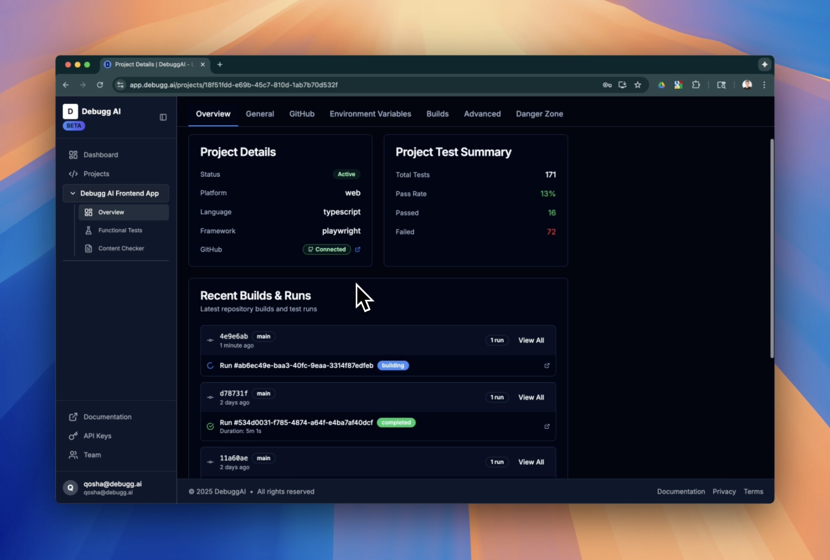 Debugg AI - Screenshot 4 showing product features and functionality