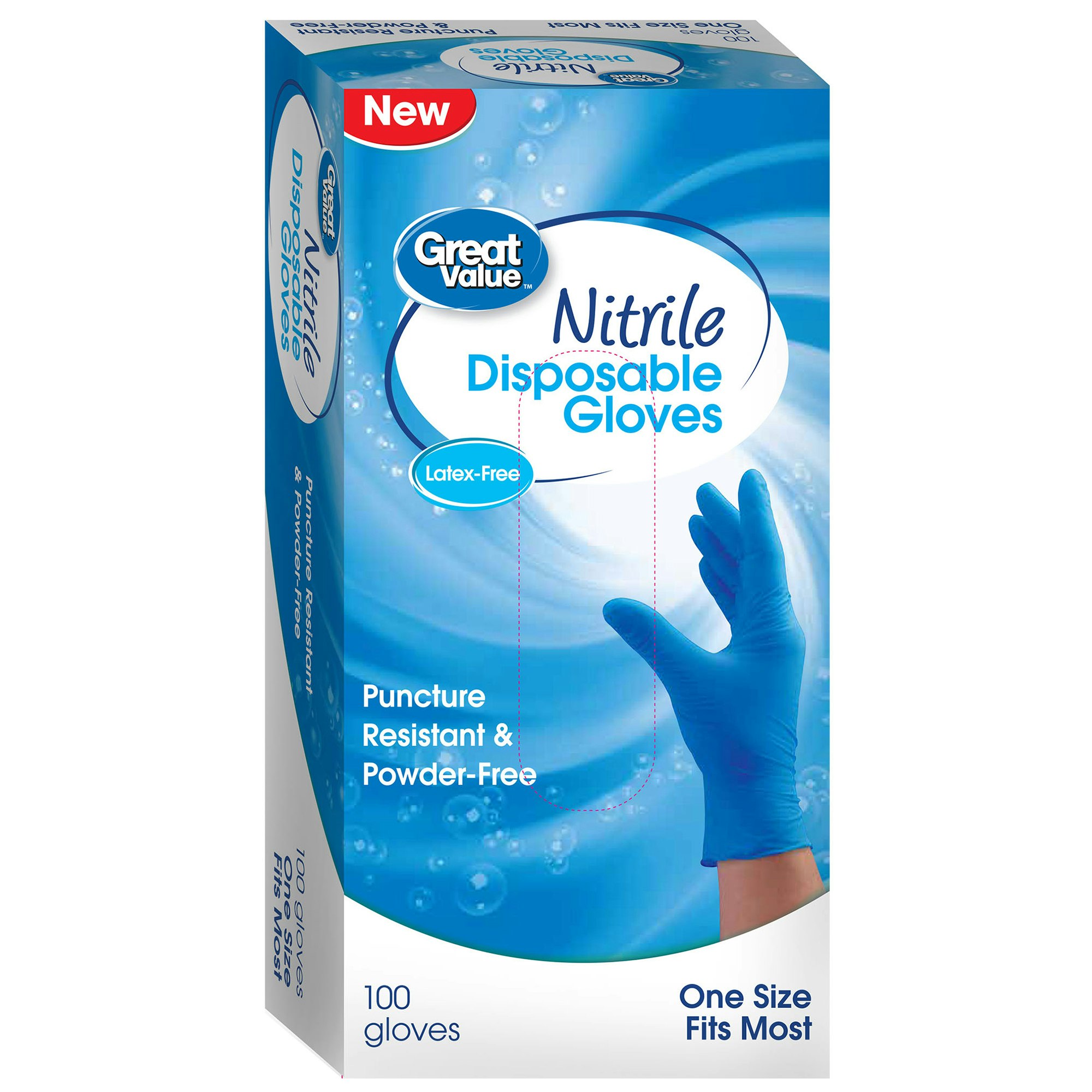 Great Value Disposable Nitrile Gloves gallery image