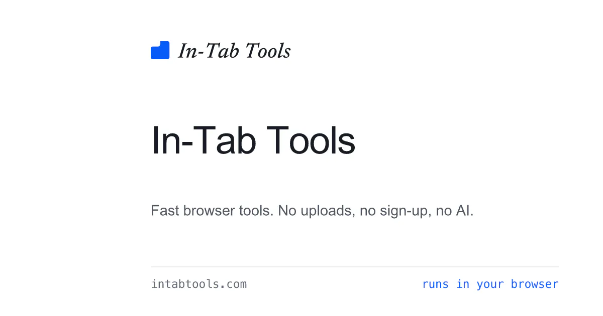 In-Tab Tools gallery image