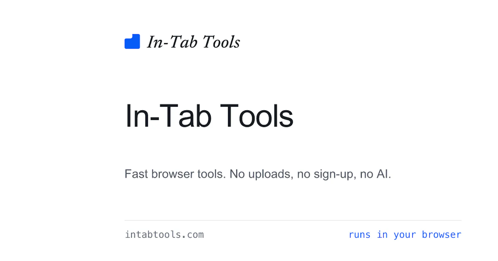 In-Tab Tools screenshot 1
