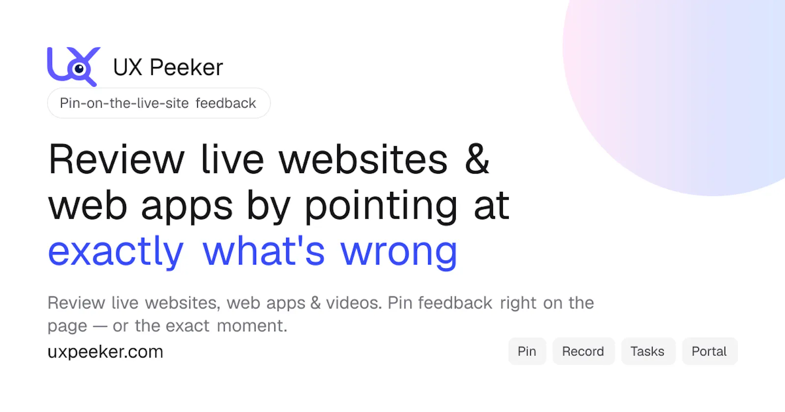 UX Peeker screenshot 1