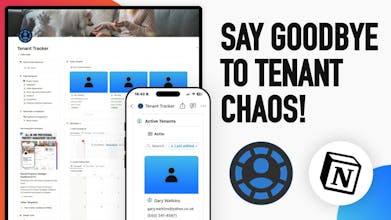 Tenant Tracker | Free Notion Template gallery image