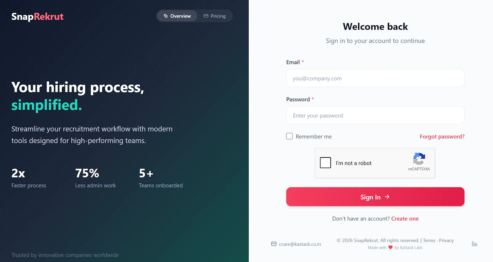 SnapRekrut screenshot 1