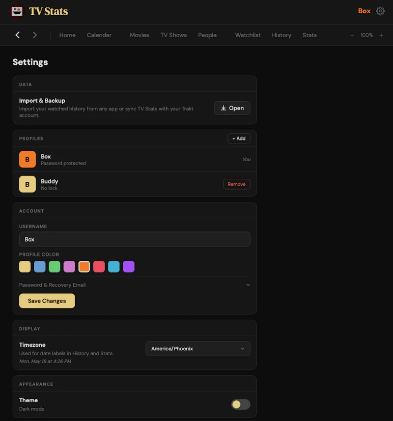 TV Stats for macOS - Free Movie Tracker screenshot 11