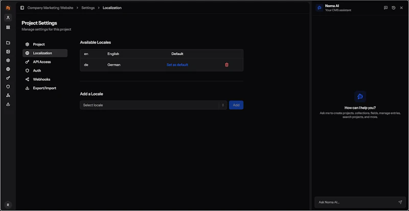 NomaCMS screenshot 13