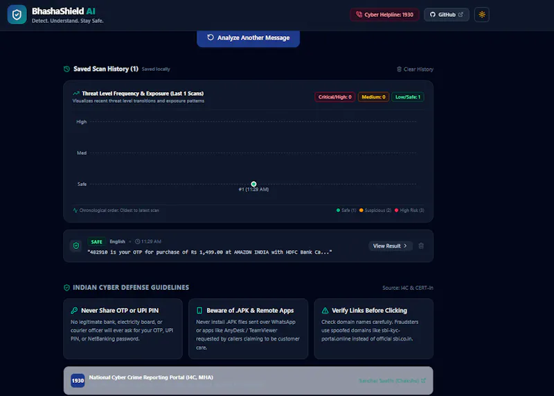 BhashaShield AI screenshot 3