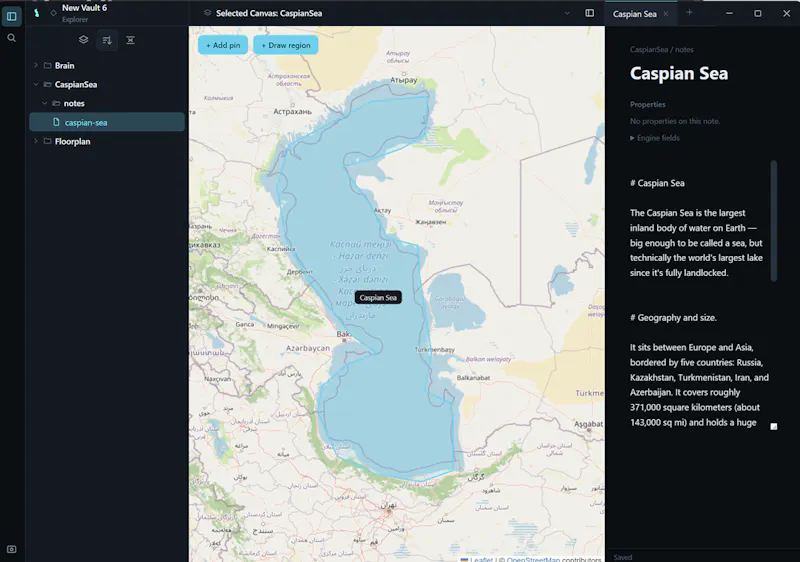 Caspian screenshot 3