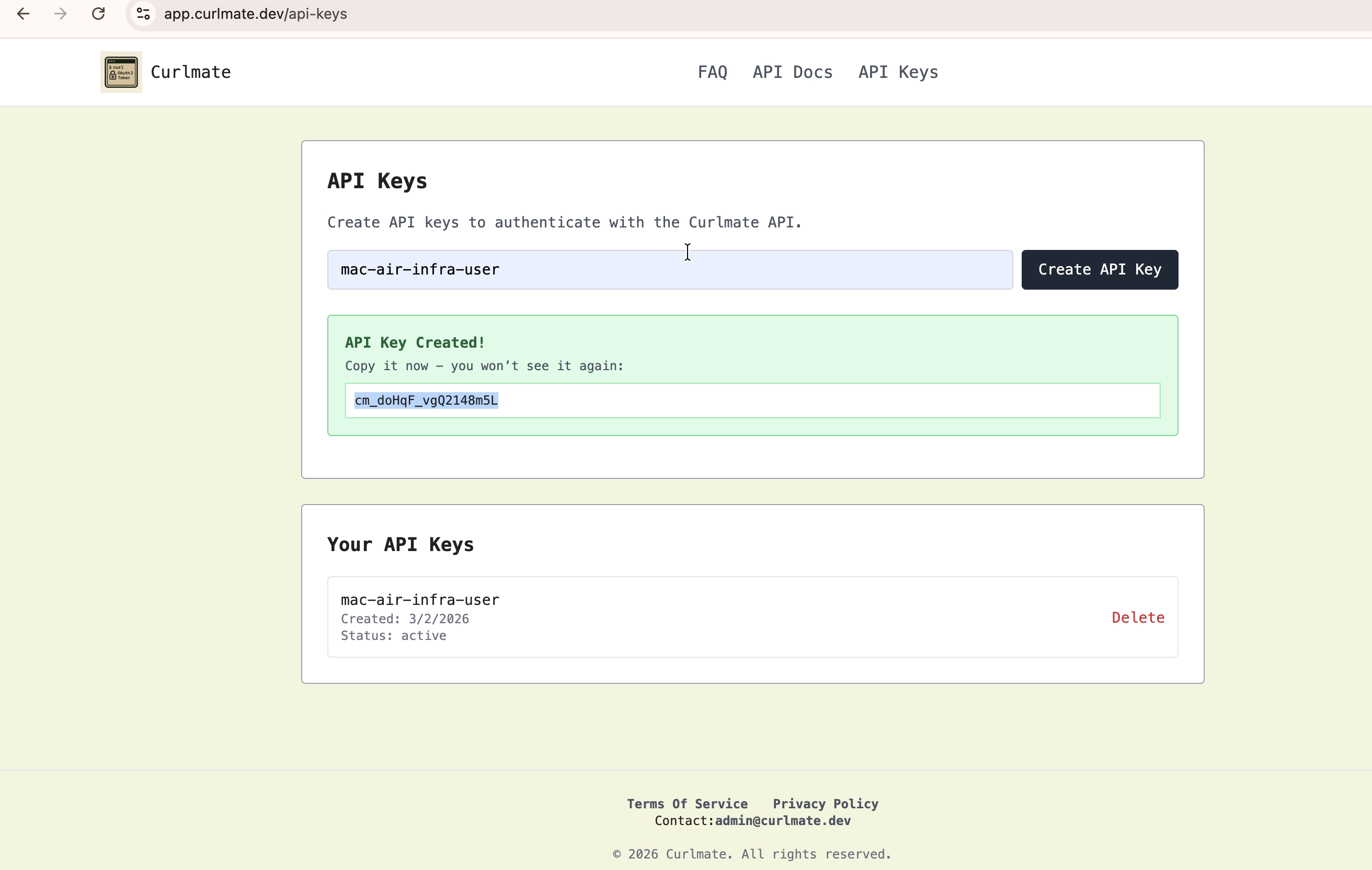 Curlmate — Persistent OAuth (Beta) gallery image