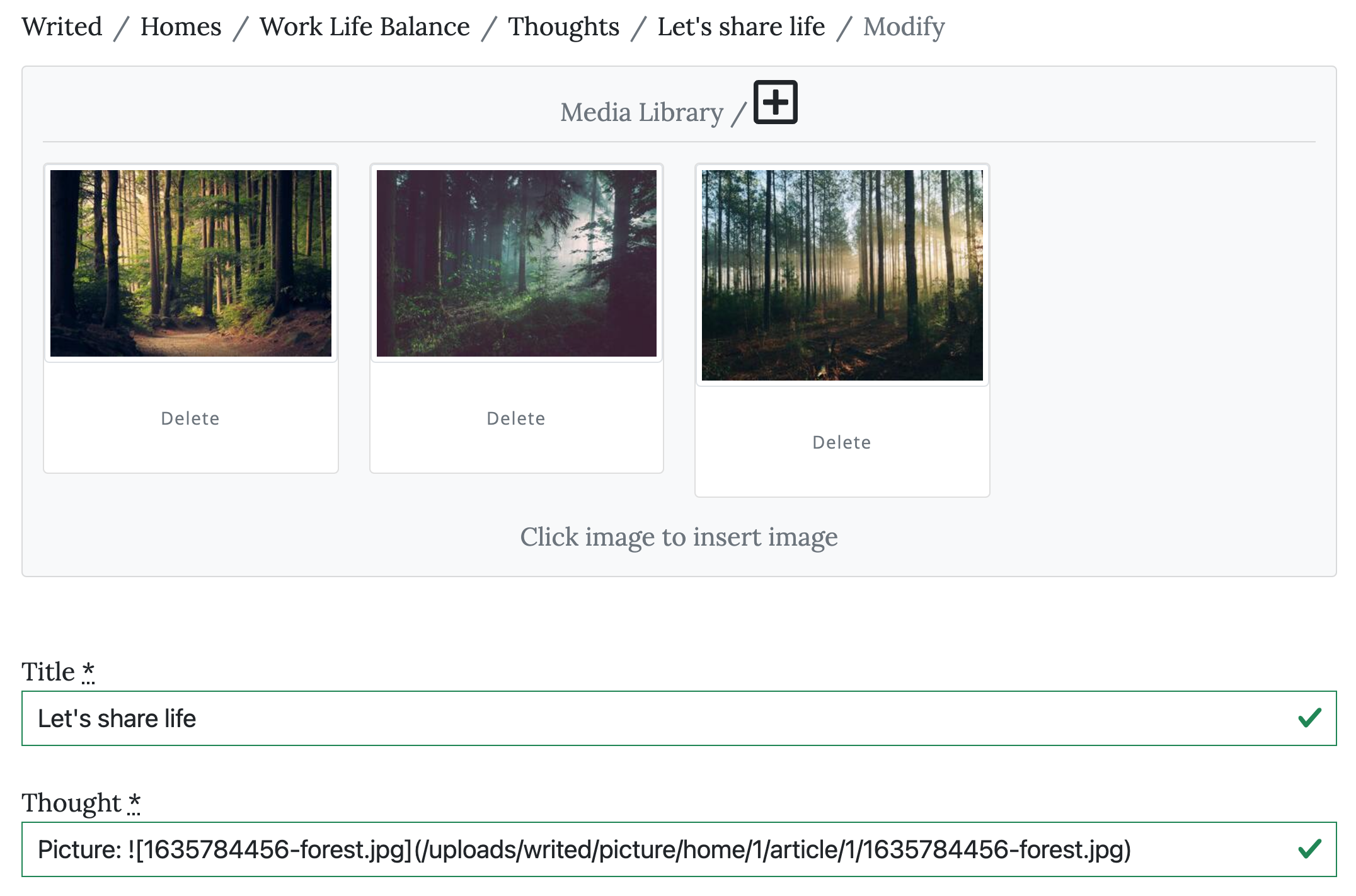 Writed gallery image