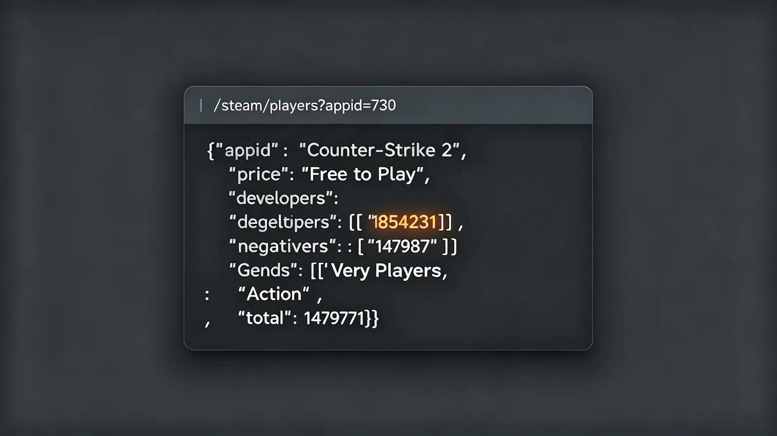 Steam Data API screenshot 4