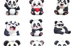 Panda Sticker Pack media 1