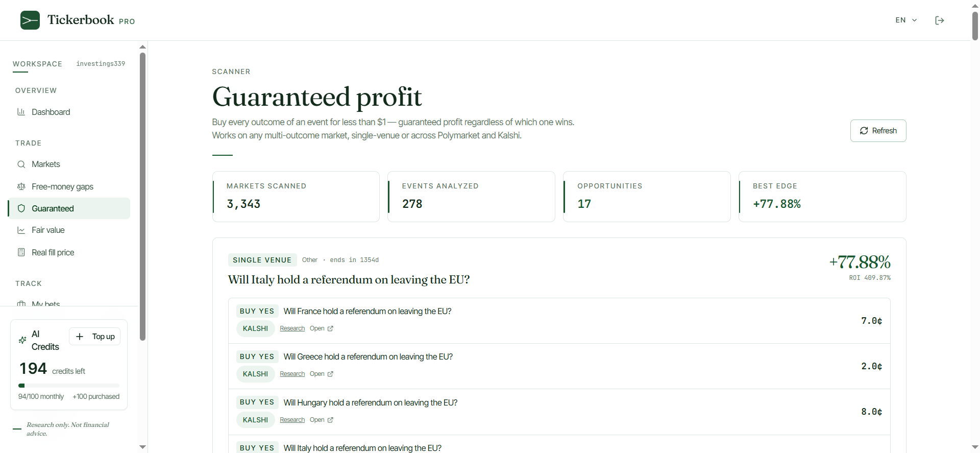 Tickerbook gallery image