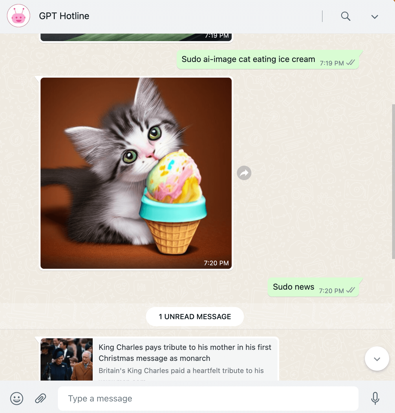 สายด่วน GPT - เชื่อมต่อกับ AI ที่ฉลาดที่สุดในโลกบน WhatsApp media 6