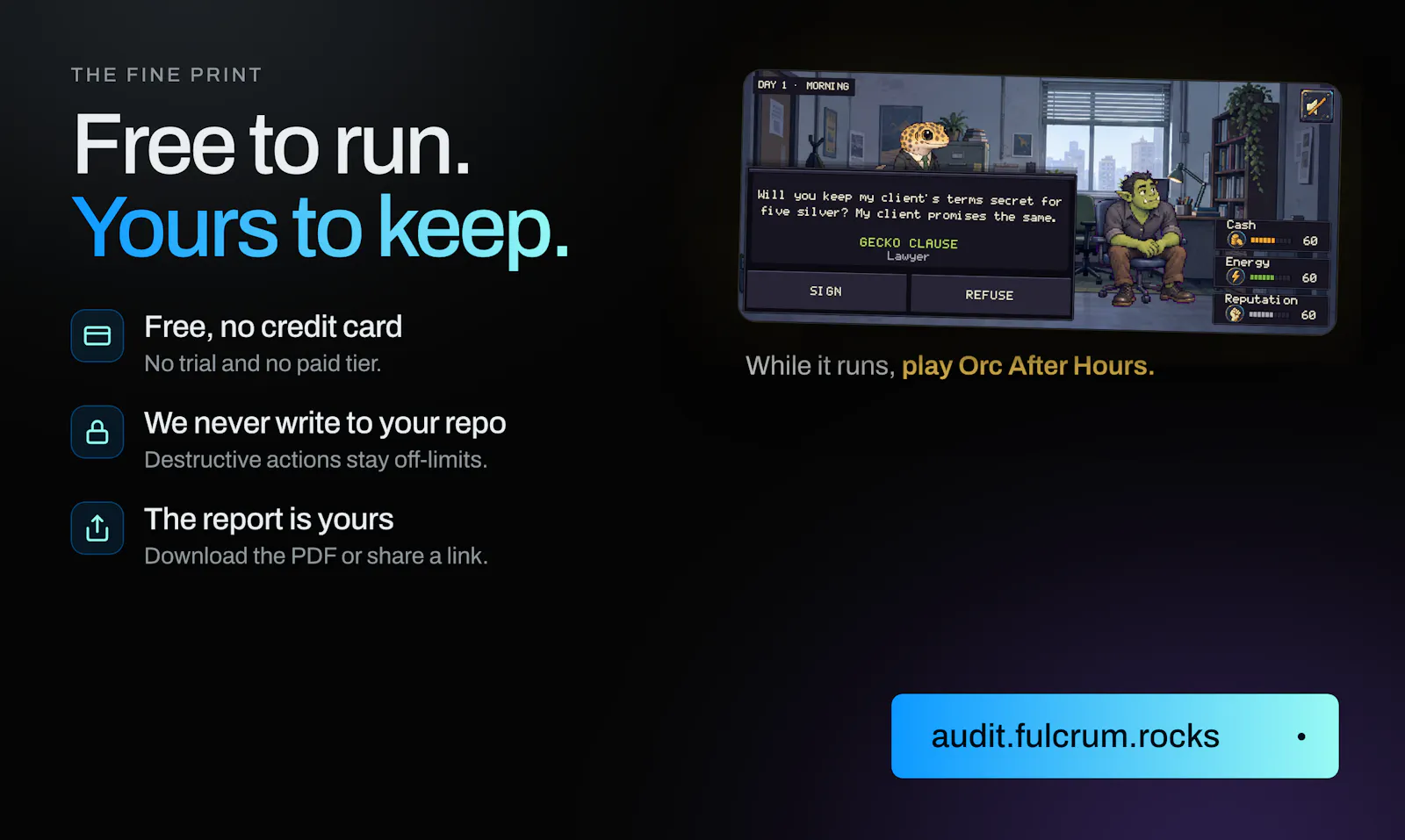 Fulcrum Lovable Audit screenshot 8