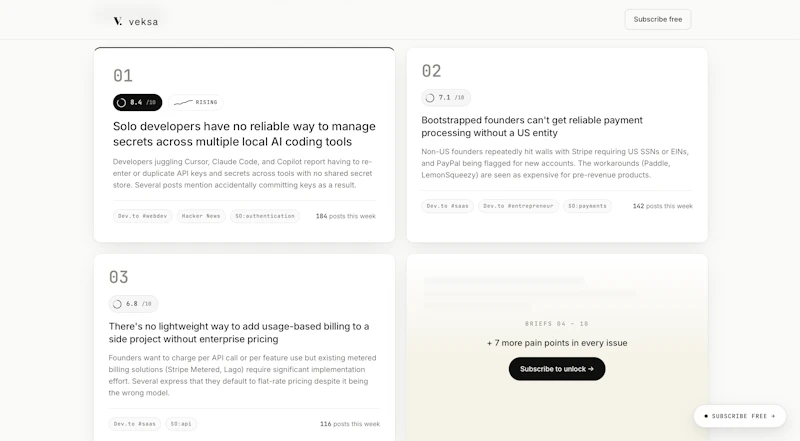 Veksa screenshot 2