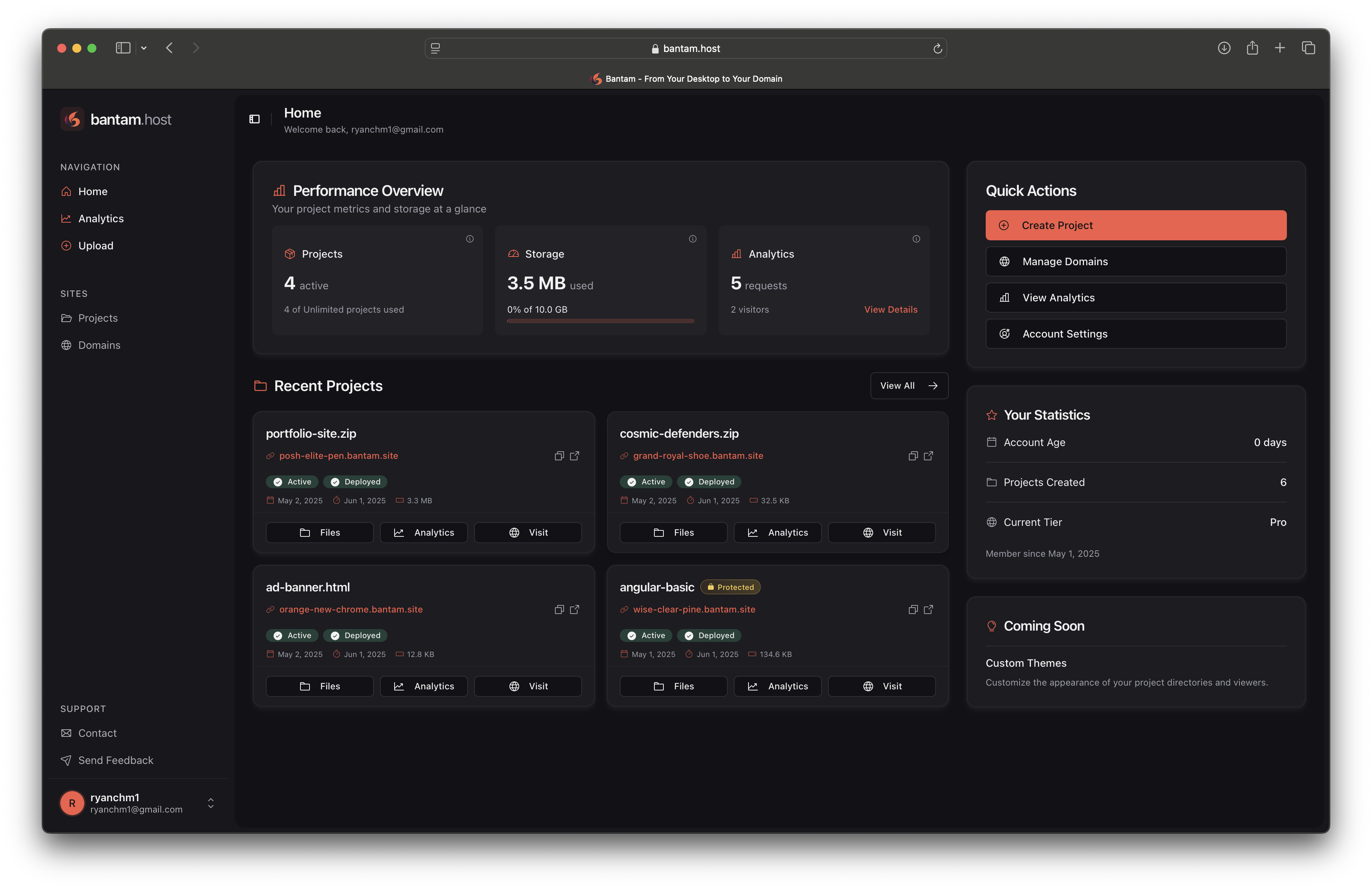 bantam.host - From Your Desktop to Your Domain media 2