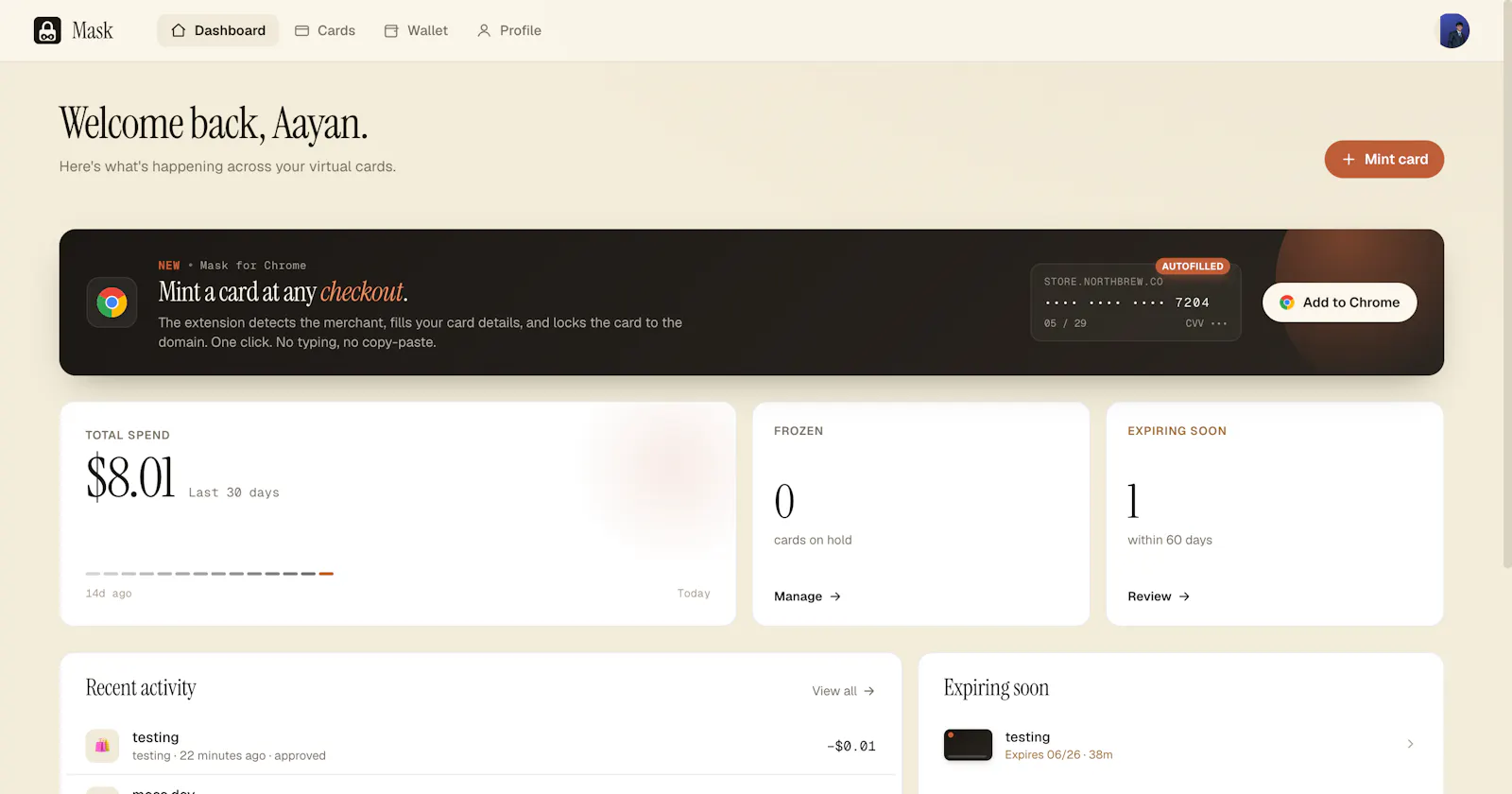 Mask screenshot 1