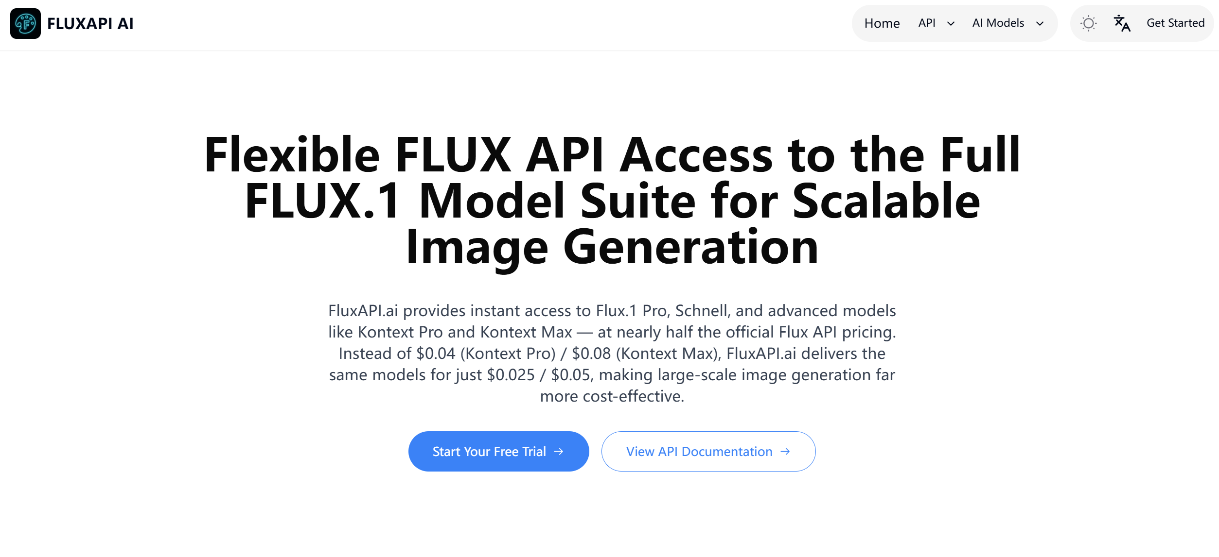 Média FluxAPI.ai - FLUXAPI.AI: API Flux abordable et multimodel 1