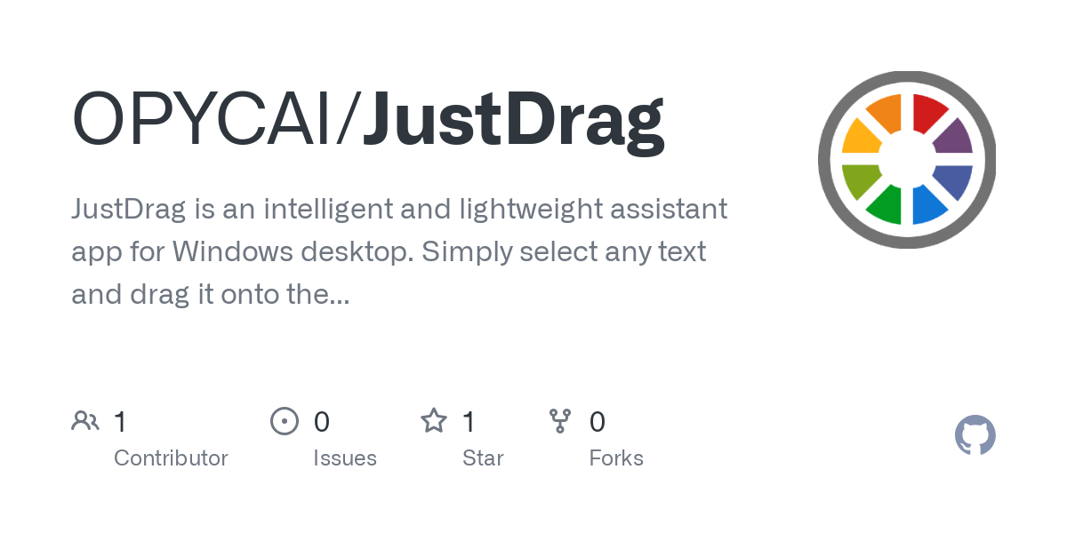 JustDrag - Trascina il testo selezionato, ottieni help istantanea AI (chatgpt, claude ...) media 1