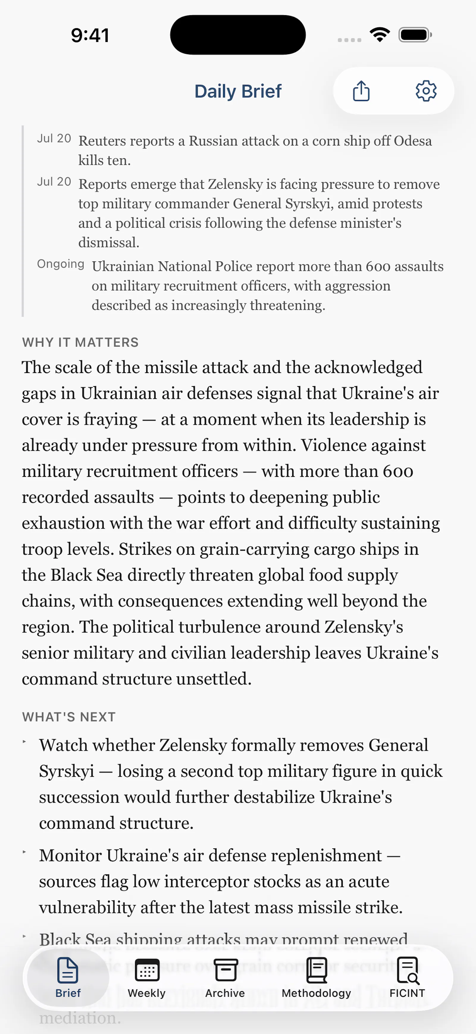 Citizen's Daily Brief screenshot 10