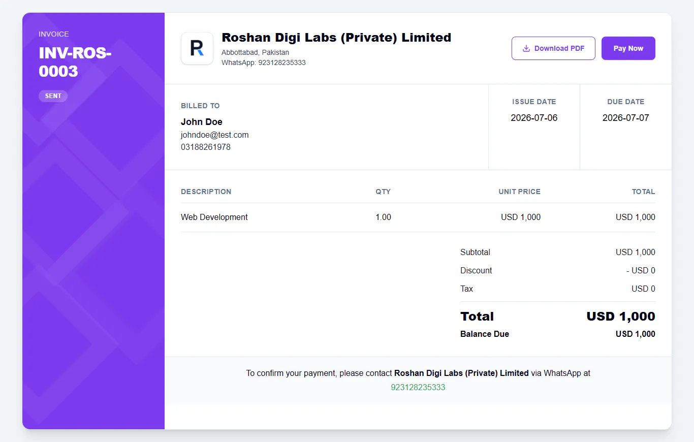 PayTrack CRM gallery image