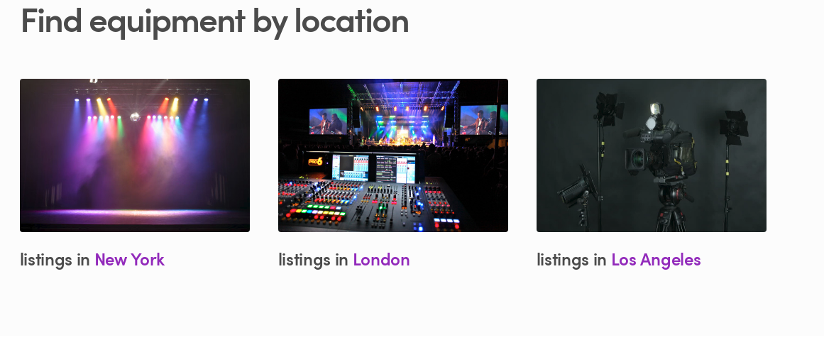 Peer to peer equipment rental marketplace. gallery image