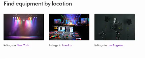 Peer to peer equipment rental marketplace. gallery image
