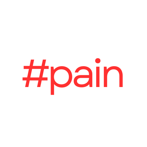 #buildinpain - Product Hunt launch logo and brand identity