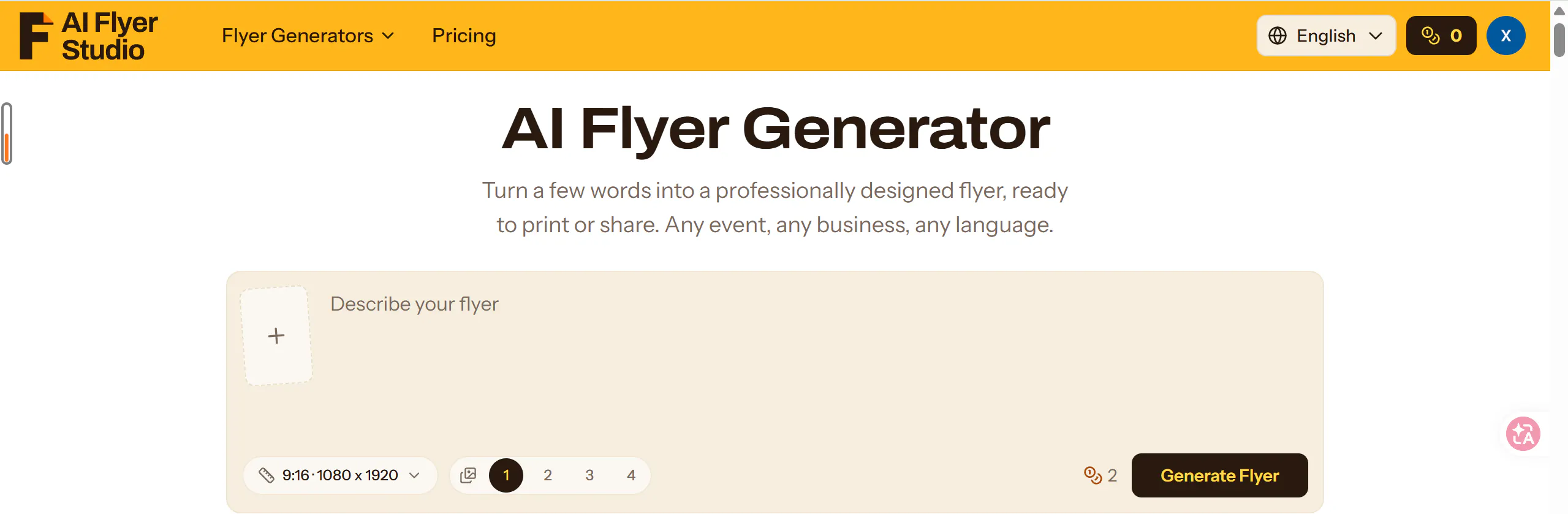 AI Flyer Studio logo