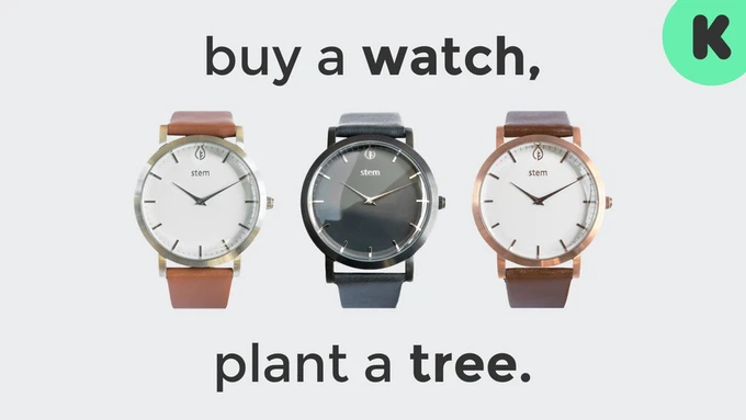 Stem Watches: Buy A Watch, Plant A Tree