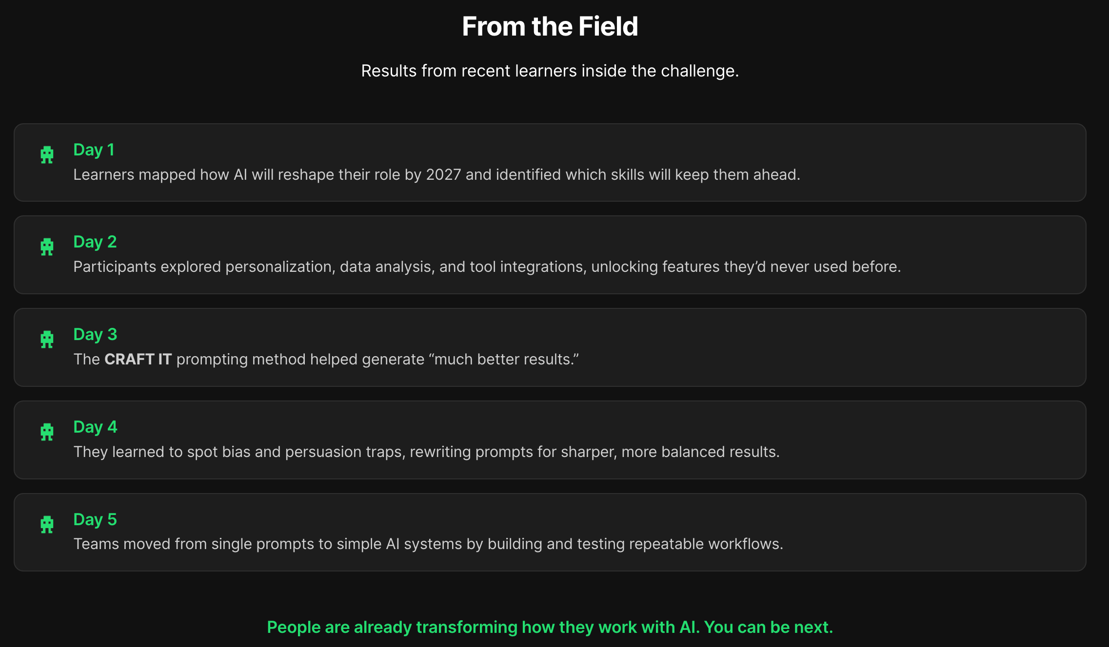 The 5-Day AI Advantage Challenge gallery image
