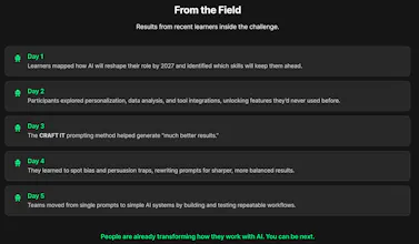 The 5-Day AI Advantage Challenge gallery image