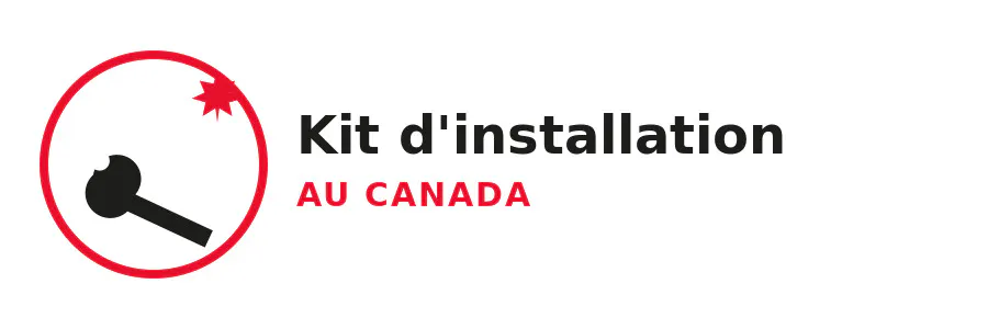 Kit d'installation au Canada のプロダクトバナー