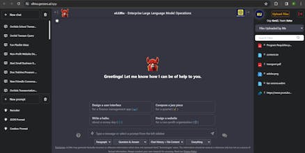 eLLMo - Enterprise Lg Language Model Ops gallery image